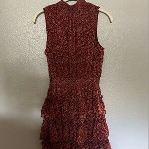 Sleeveless Ruffle Tiered Mini Dress